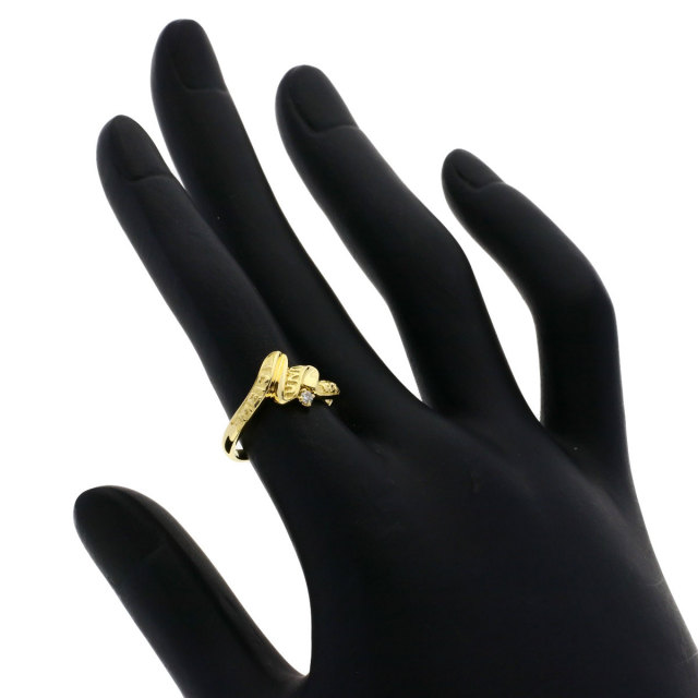 MIKIMOTO ミキモト カレッジリング 1P ダイヤモンド リング
