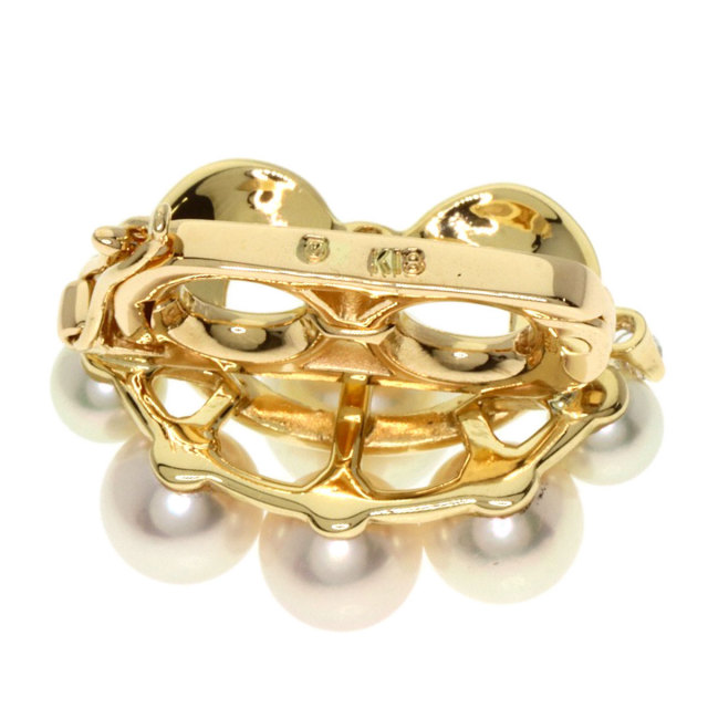 MIKIMOTO ミキモト パール 真珠 ダイヤモンド クリップ