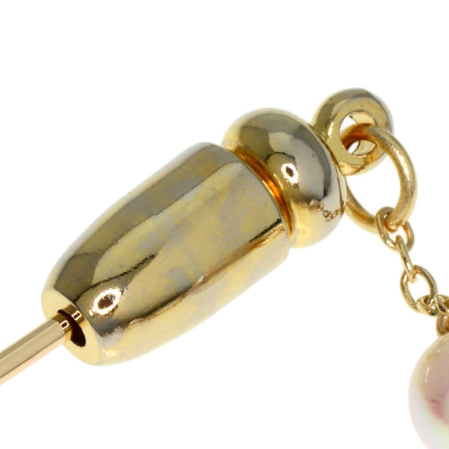 MIKIMOTO ミキモト パール 真珠 ブローチ K14イエローゴールド