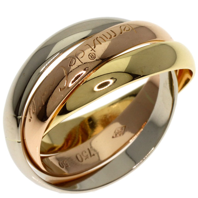 CARTIER カルティエ トリニティ リング・指輪 K18イエローゴールド