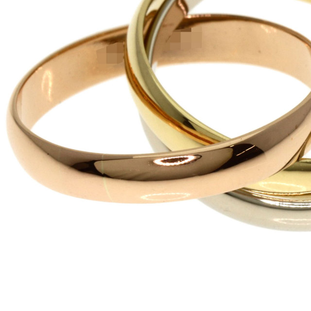 Cartier K18 トリニティリング 専用ケース付き カルティエ トリニティ リング Cartier K18 4.78g 9号 幅2.5mm