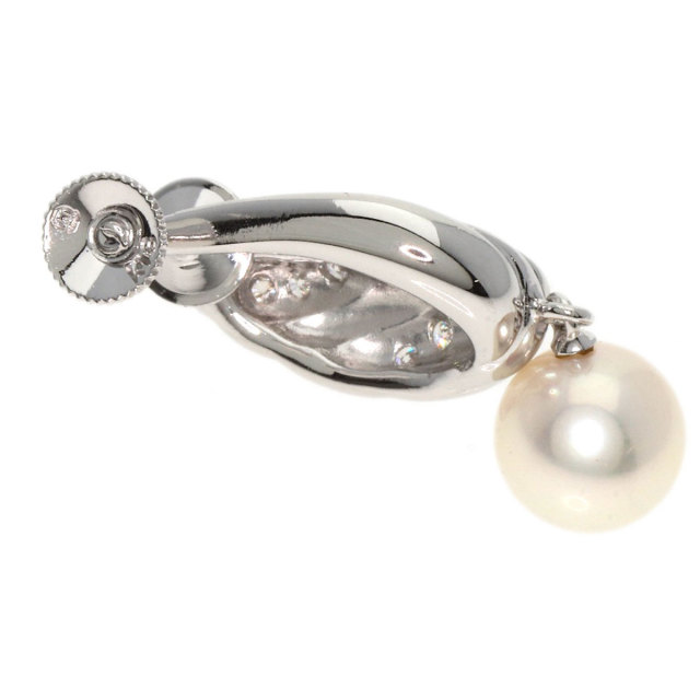 MIKIMOTO ミキモト パール 真珠 ダイヤモンド 片方のみ イヤリング K18 