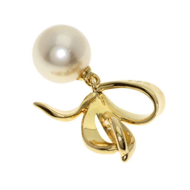 MIKIMOTO ミキモト パール 真珠 ペンダントトップ K18イエローゴールド