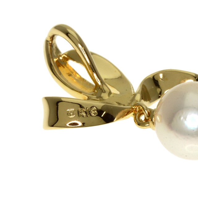 MIKIMOTO ミキモト パール 真珠 ペンダントトップ K18イエローゴールド