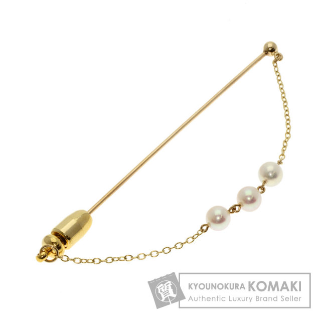 MIKIMOTO ミキモト パール 真珠 リボンモチーフ バングル