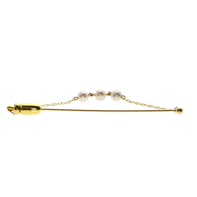 MIKIMOTO ミキモト パール 真珠 ブレスレット K14イエローゴールド 
