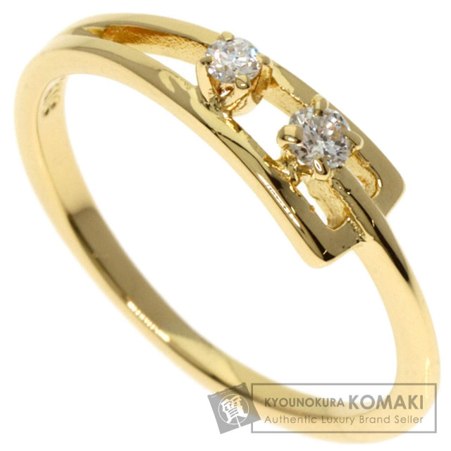 エメラルド0.12ct ダイヤモンド K18 リング ビズー公式】エメラルド ダイヤモンド K18 リング パルテール