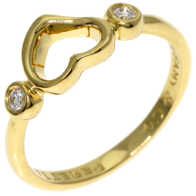 希少 Tiffany フルハート 2P ダイヤ リング 18K ヴィンテージ 楽天市場】ティファニー フルハート リング・指輪 K18イエロー