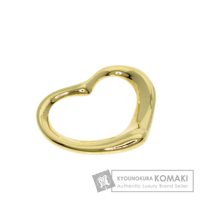 K18 YG オープンハート　トップ　18金　イエローゴールド TIFFANY&Co. ティファニー オープンハート ペンダントトップ K18