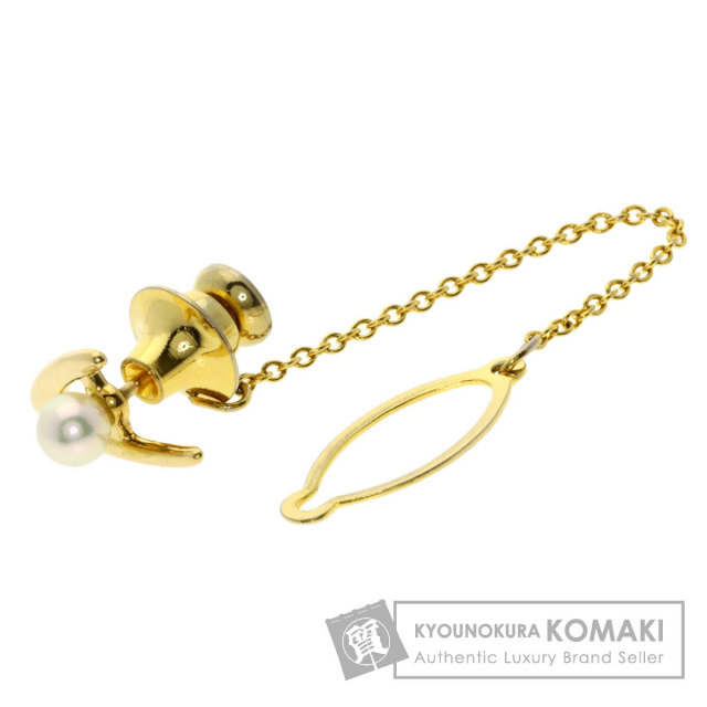 MIKIMOTO ミキモト タイバー タイピン PL/SV メンズ [中古] ブランド京