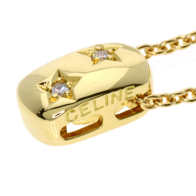 セリーヌ ネックレス 2P ダイヤモンド