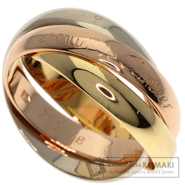 CARTIER カルティエ トリニティ #48 リング・指輪 K18イエローゴールド 