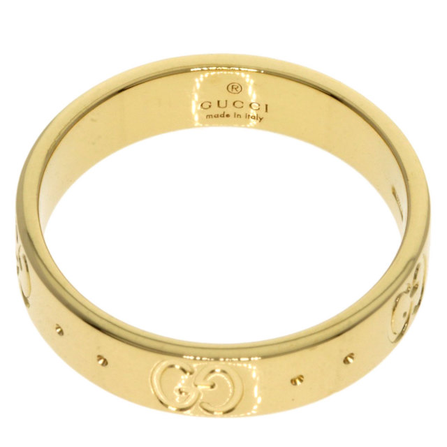 ✨美品✨GUCCI アイコンリング ゴールド 9号 GUCCI グッチ アイコン #9 リング・指輪 K18イエローゴールド