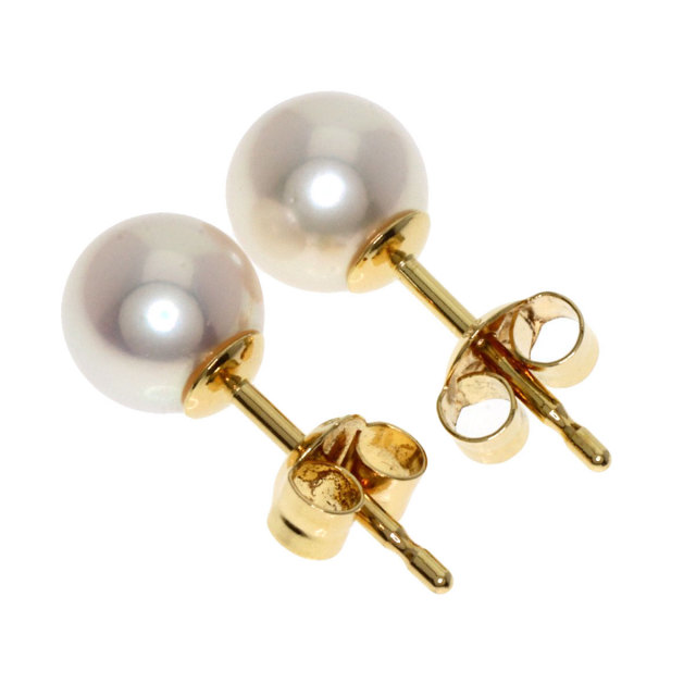 TASAKI 真珠 パール ピアス 片耳 TASAKI タサキ パール 真珠 ピアス K18イエローゴールド