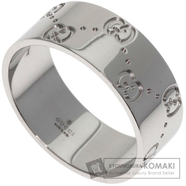 GUCCI GGロゴ リング・指輪\n【中古】 GUCCI グッチ ロゴ リング SV925 シルバー 12号 指輪｜中古