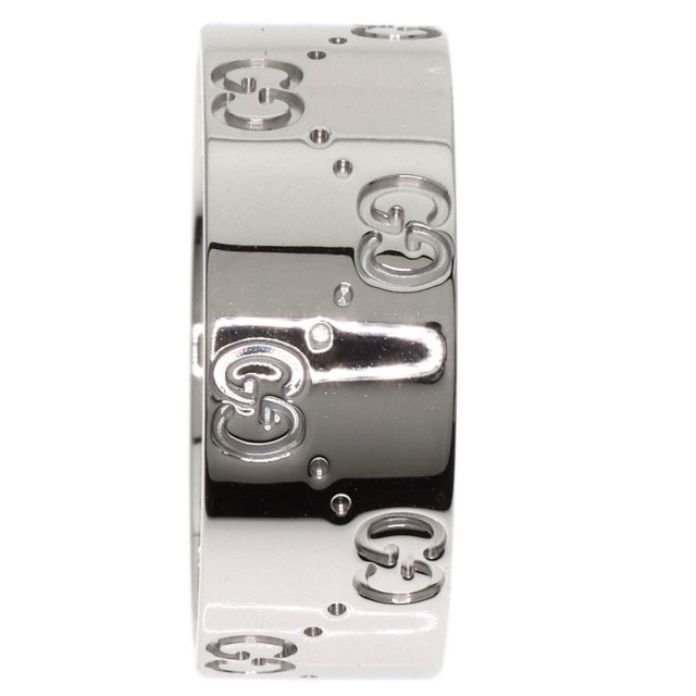 GUCCI グッチ GG アイコン ワイド #27 リング・指輪 K18ホワイト