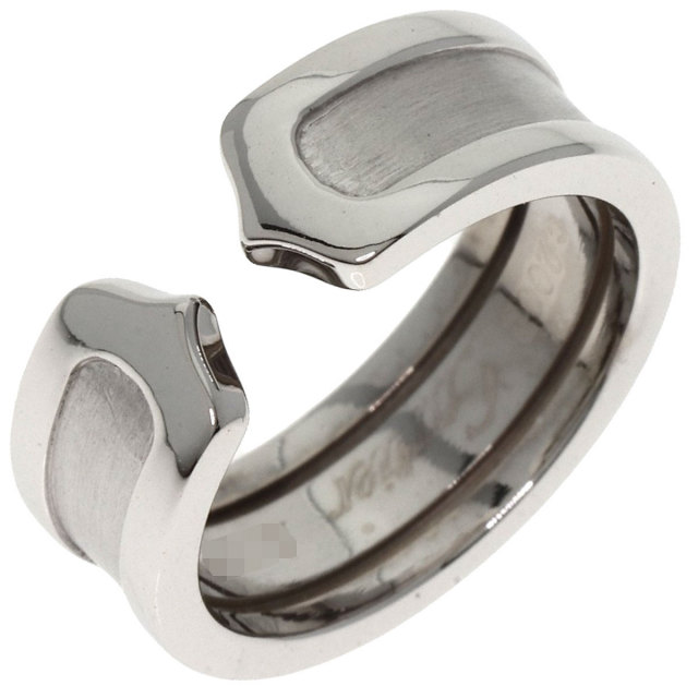 CARTIER カルティエ C2 #46 リング・指輪 K18ホワイトゴールド