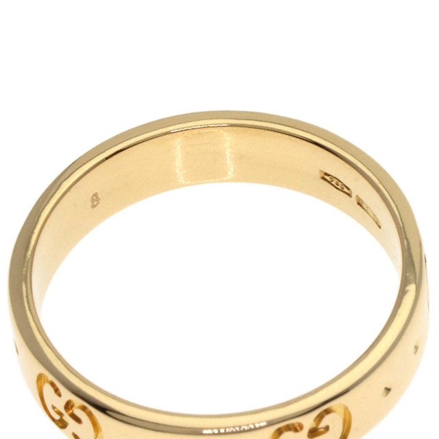 GUCCI アイコン リング 8号 k18 GUCCI グッチ ICON K18WG アイコンリング 8号 750 - メルカリ