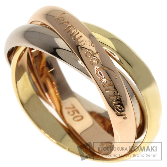 Cartierカルティエ リング トリニティK18YG K18WG K18PG Cartier】カルティエ『K18YG/K18PG/K18WG トリニティ リング