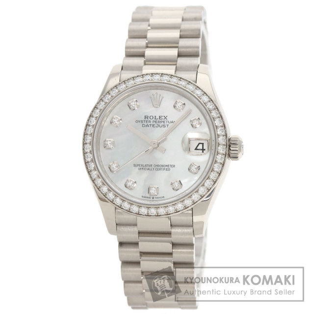 ロレックス 腕時計 デイトジャスト31 ベゼル 10P ダイヤモンド