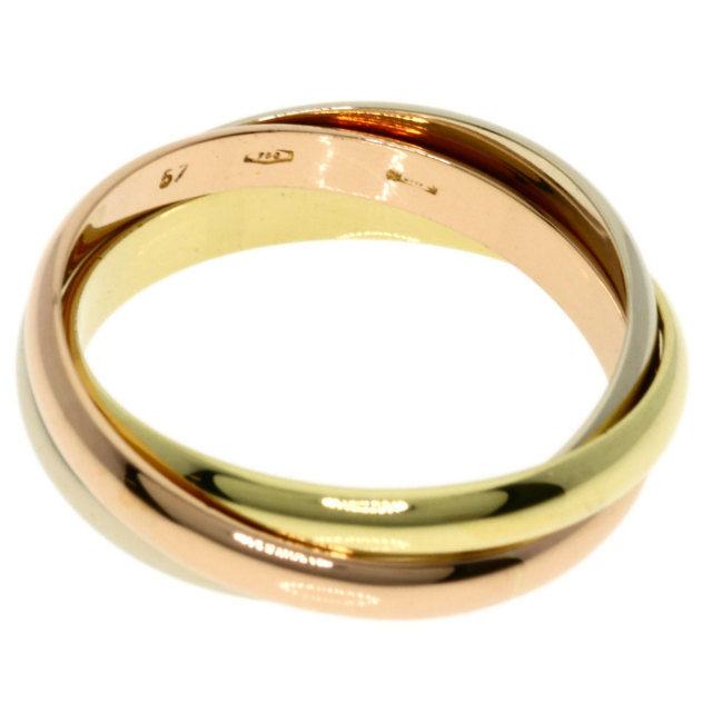 CARTIER カルティエ トリニティ #57 リング・指輪 K18イエローゴールド
