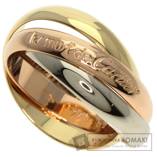 Cartier 750ゴールド リング サイズ51 トリニティ Cartier カルティエ トリニティ リング 51 – The BOUTIQUE
