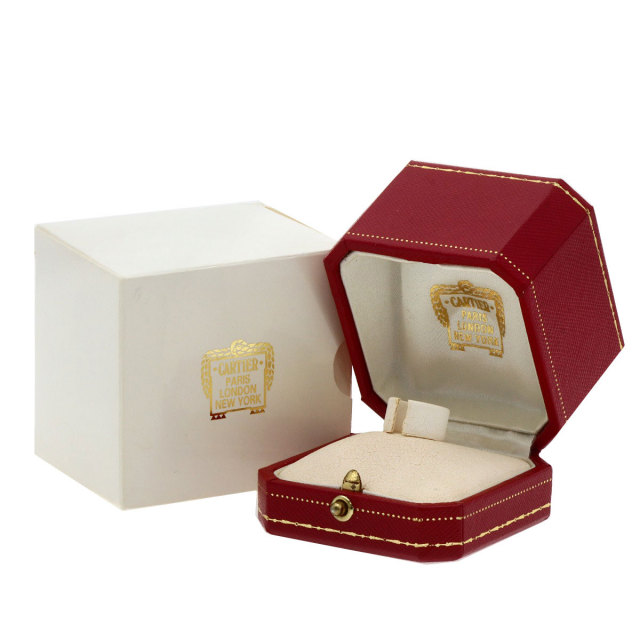Cartier ゴールドリング 箱付き CARTIER カルティエ ラブリング #51 リング・指輪 K18ホワイト