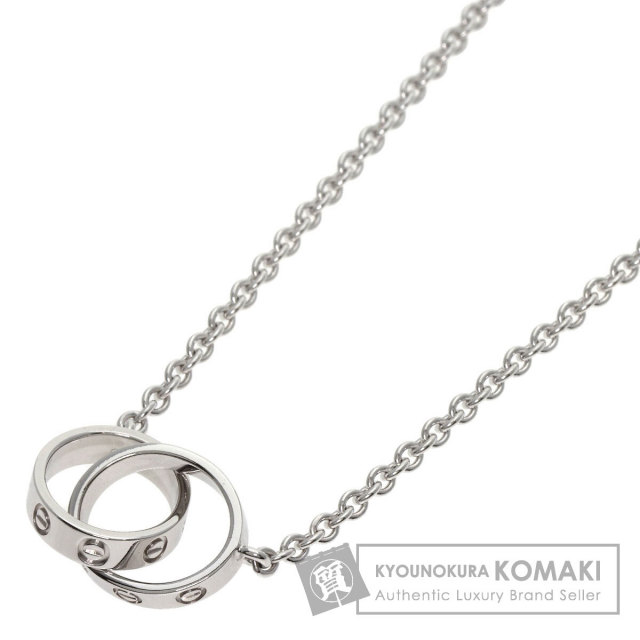CARTIER カルティエ ベビーラブ ネックレス K18ホワイトゴールド