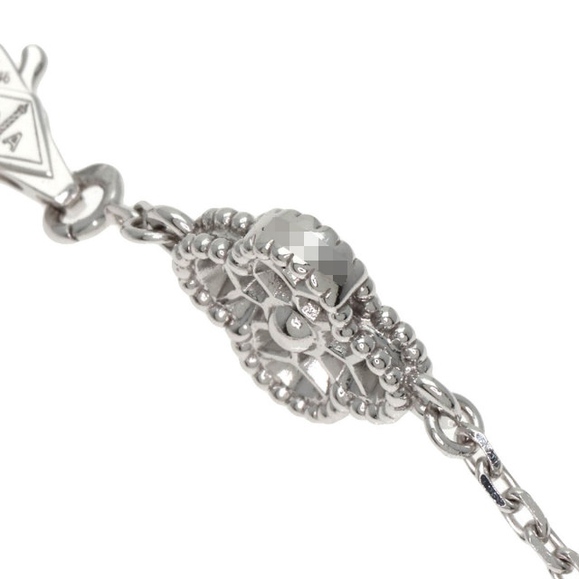 ペルレ　最終値下げ　ブレスレット　バングル　アルハンブラ　シルバー Van Cleef & Arpels ヴァンクリーフ＆アーペル スウィート