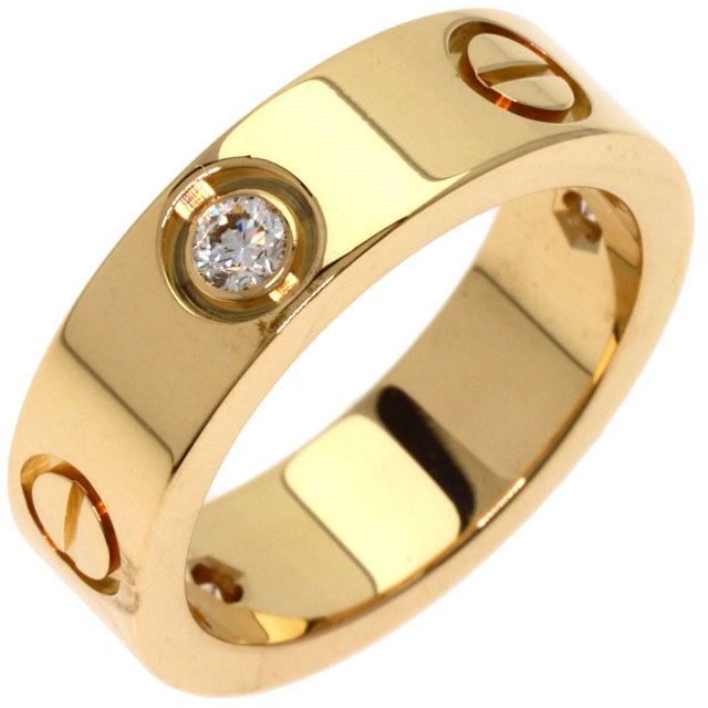 CARTIER カルティエ ラブリング ハーフ ダイヤモンド #49 リング