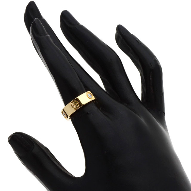 カルティエ リング・指輪 ラブリング ハーフ ダイヤモンド #49