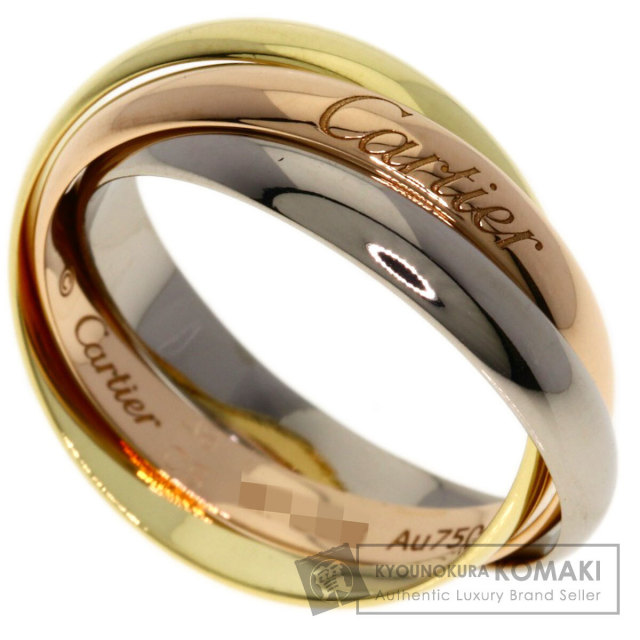 CARTIER カルティエ トリニティ #48 リング・指輪 K18イエローゴールド