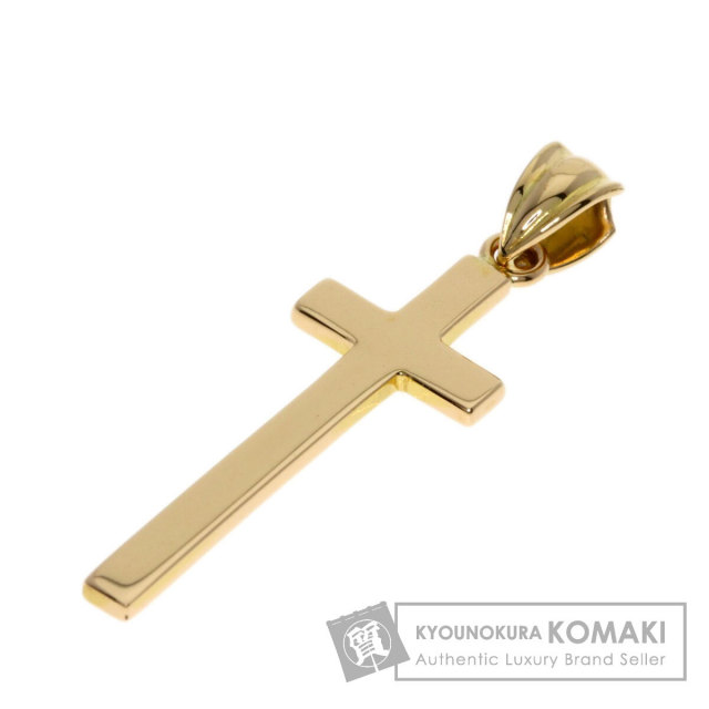 BVLGARI ブルガリ ラテン クロス ペンダントトップ K18イエロー