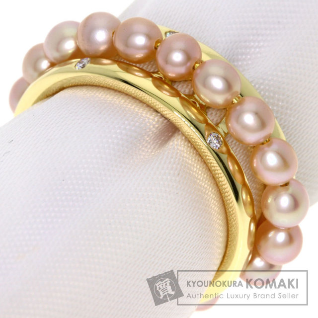 MIKIMOTO ミキモト ペルリータ ベビーパール 真珠 ダイヤモンド リング