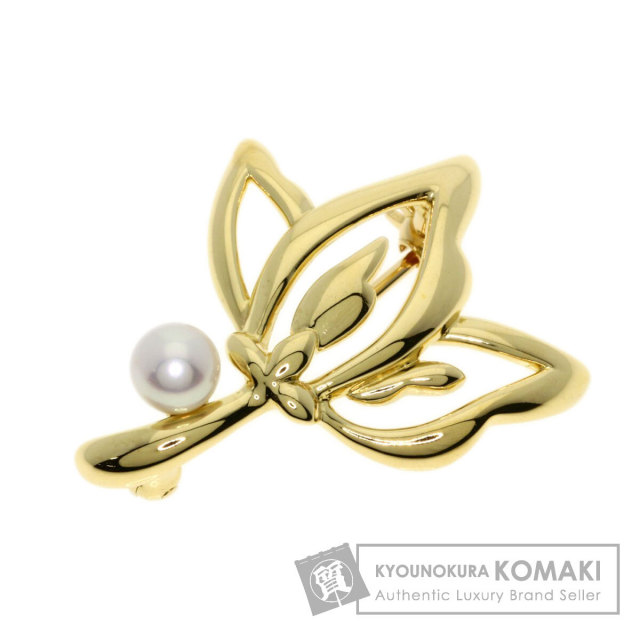 TASAKI タサキ パール 真珠 ピアス K18イエローゴールド レディース