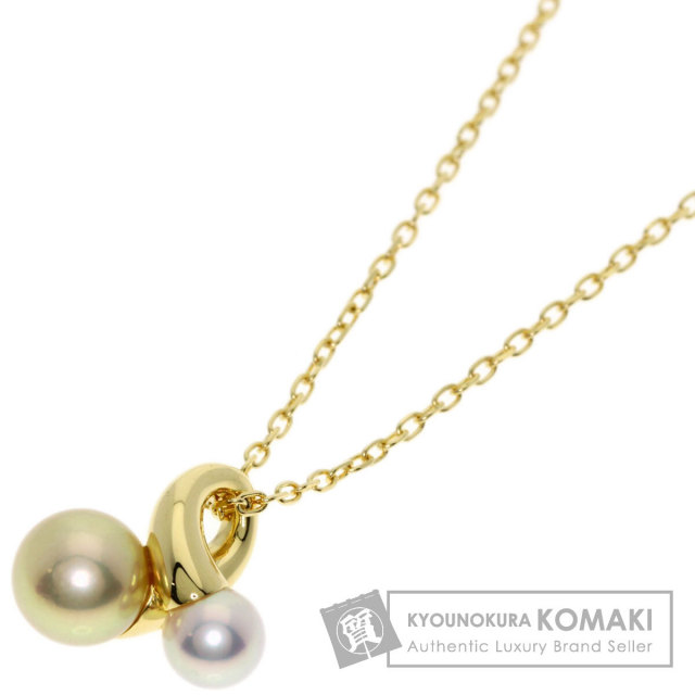 MIKIMOTO ミキモト パール 真珠 ネックレス K18イエローゴールド