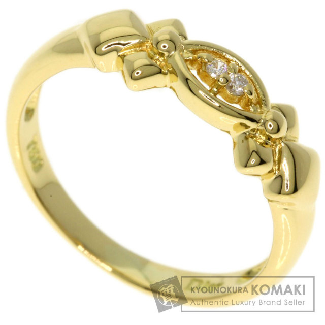 CELINE セリーヌ ダイヤモンド ルビー ペンダントトップ K18イエロー