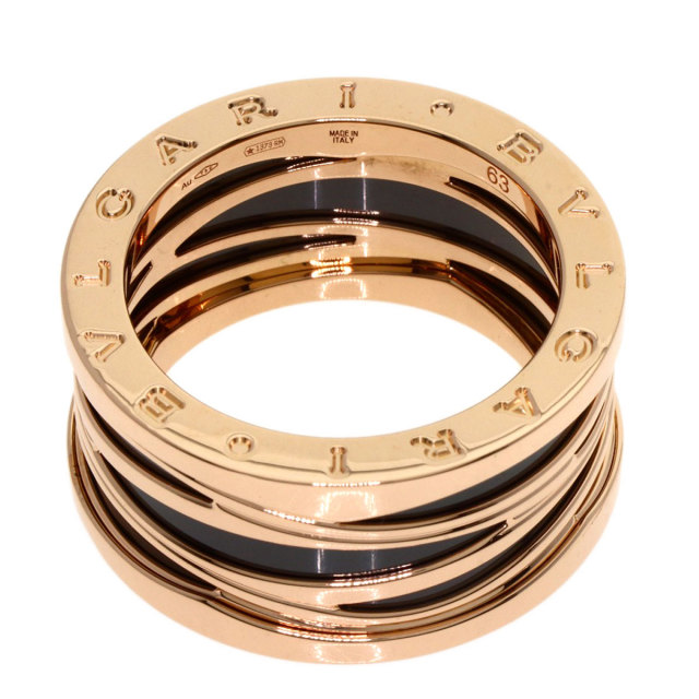 ブルガリ BVLGARI B-zero1 ビーゼロワン リング セラミック 3バンド  
