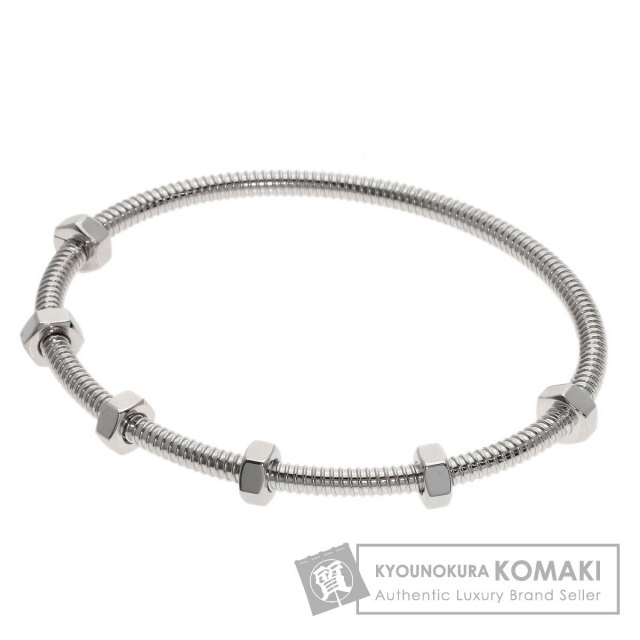 CARTIER カルティエ フィガロ 鍵付き ブレスレット K18ホワイト