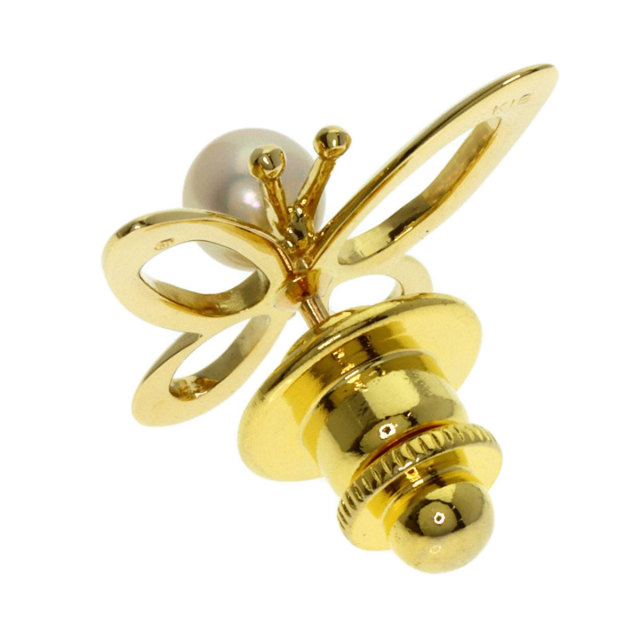 MIKIMOTO ミキモト バタフライ パール 真珠 ピンブローチ
