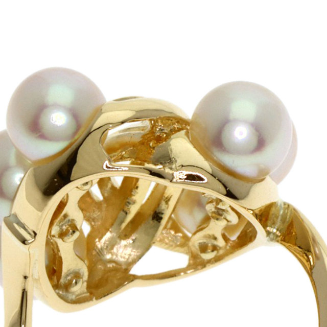 K14ヴィンテージ　パールリング 昭和ヴィンテージ ウォーターオパールリング 9号