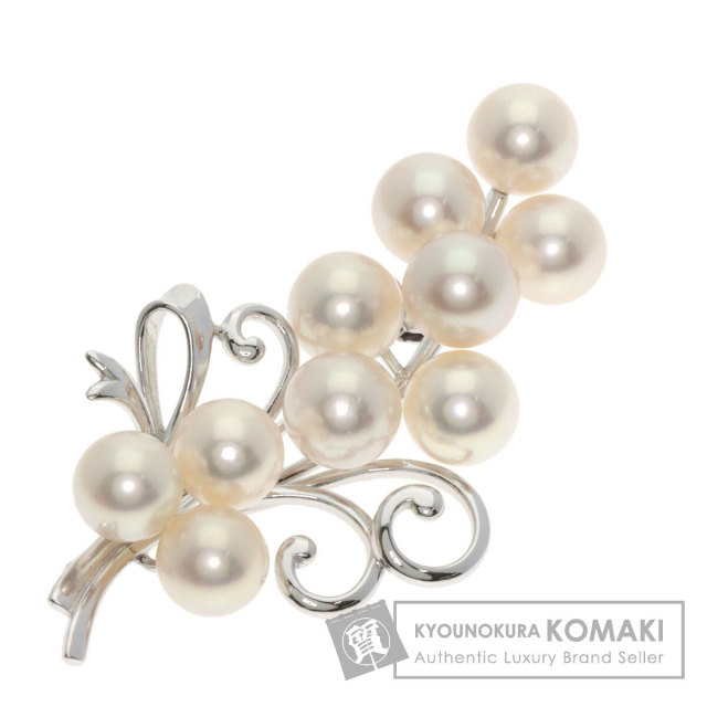 美品です❤︎ ミキモト　パール　本真珠　ブローチ　② MIKIMOTO ミキモト パール 真珠 ブローチ K18イエローゴールド