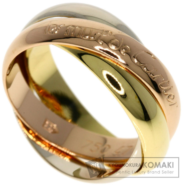 Cartier トリニティ　SM リング　47 CARTIER カルティエ トリニティ リング MM B4234147 750WG