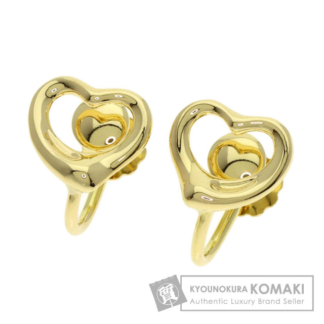 TIFFANY&Co. ティファニー オープンハート イヤリング K18
