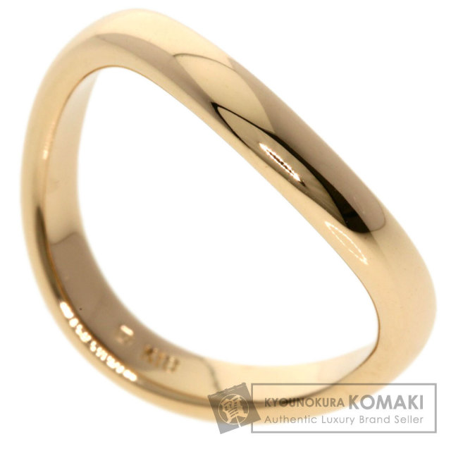 4°C リング 18kピンクゴールド ハーフエタニティ K10ピンクゴールド ダイヤモンド合計0.15ct リング(ハーフ