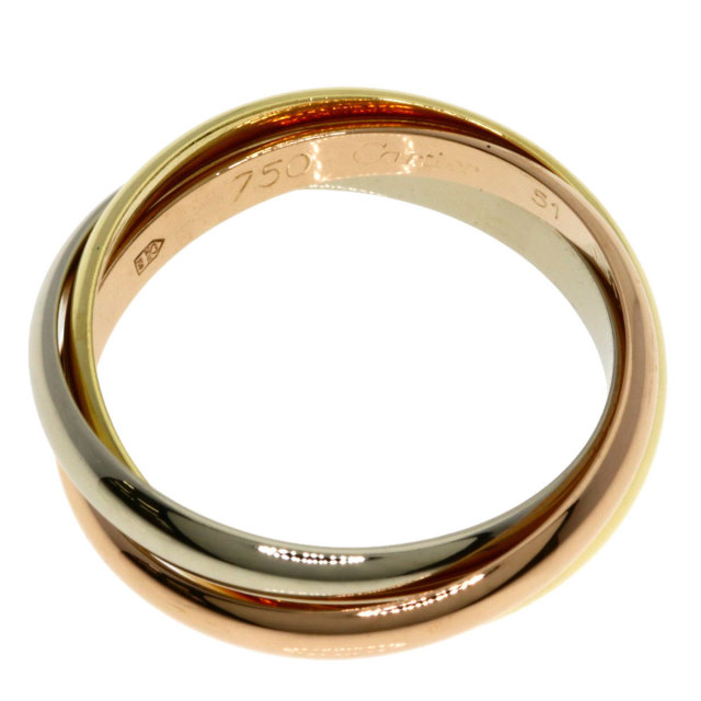 値下げ！！Cartier トリニティリング　SM 51 CARTIER カルティエ トリニティ SM #51 リング・指輪 K18イエロー