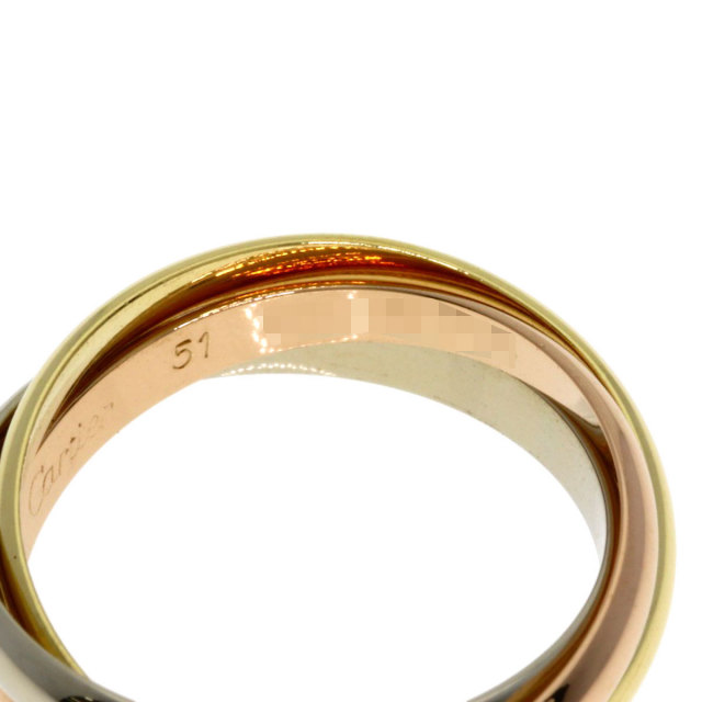 CARTIER カルティエ トリニティ SM #51 リング・指輪 K18イエロー