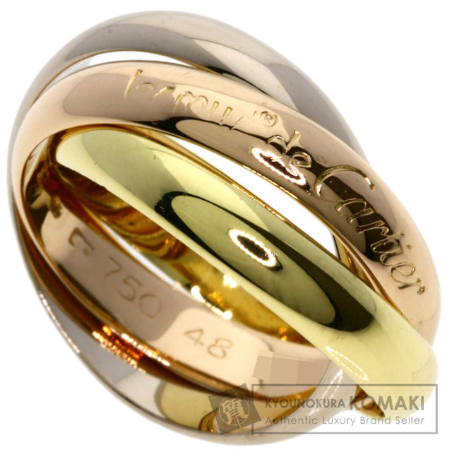 CARTIER カルティエ トリニティ #48 リング・指輪 K18イエローゴールド