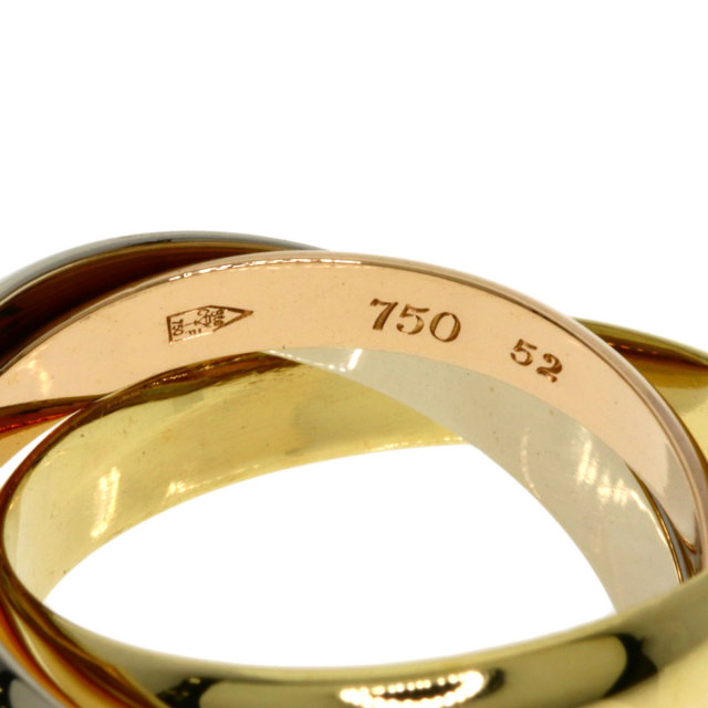 CARTIER カルティエ トリニティ #52 リング・指輪 K18イエローゴールド