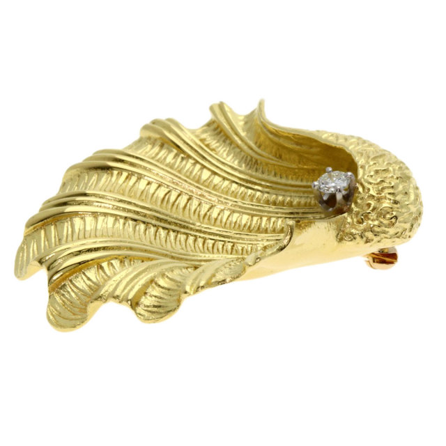 Tiffany & Co. ゴールドダイヤモンドブローチ Tiffany & Co. ゴールドダイヤモンドブローチ Tiffany & Co. ゴールド